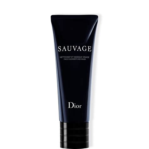 dior reusable face mask|sauvage face cleanser and mask.